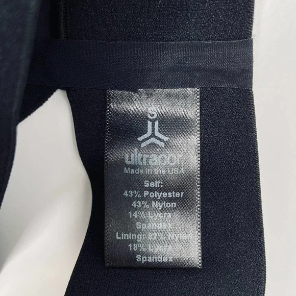 Ultracor Terrain Python Sports Bra Ivy Textured Nero Small
